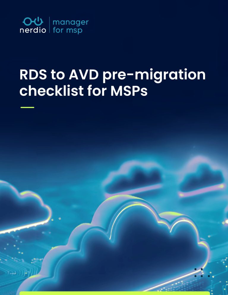 Rds to avd pre migration checklist for msps