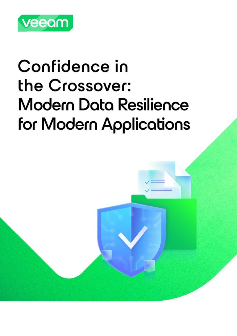 Confidence in the crossover modern data resilience for modern applications