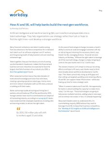How ai ml help banks build the next gen workforce