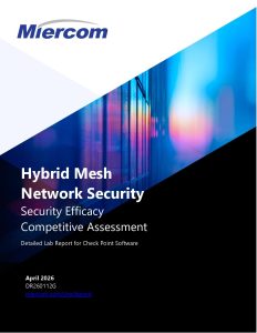 Hybrid mesh network security security efficacy competitive assessment