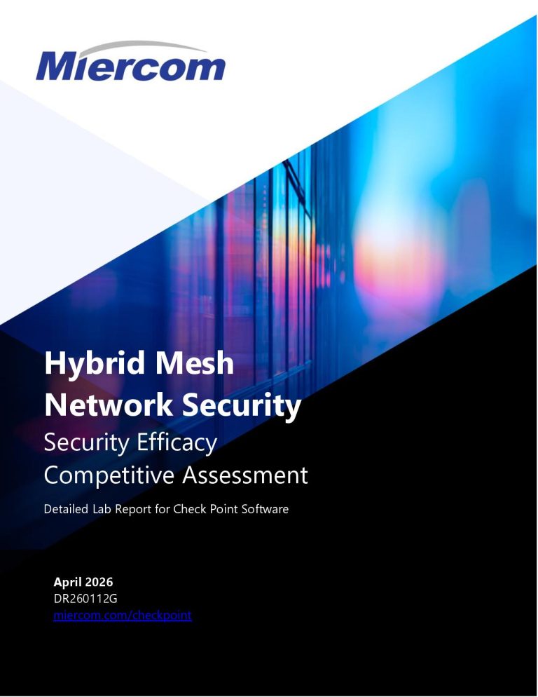 Hybrid mesh network security security efficacy competitive assessment
