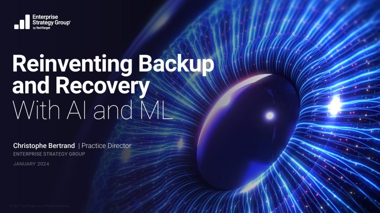 Reinventing backup and recovery with ai and ml