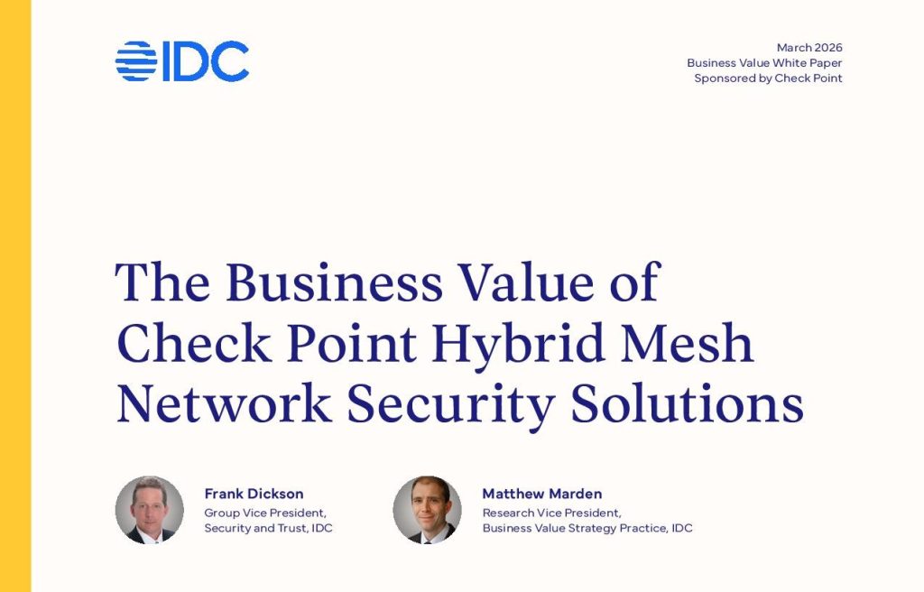 The business value of check point hybrid mesh network security solutions