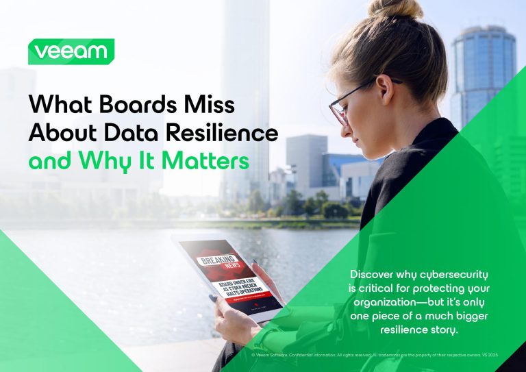 What boards miss about data resillence and why it matters
