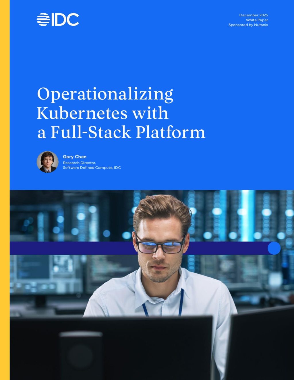 Idc report operationalizing kubernetes with a full stack platform