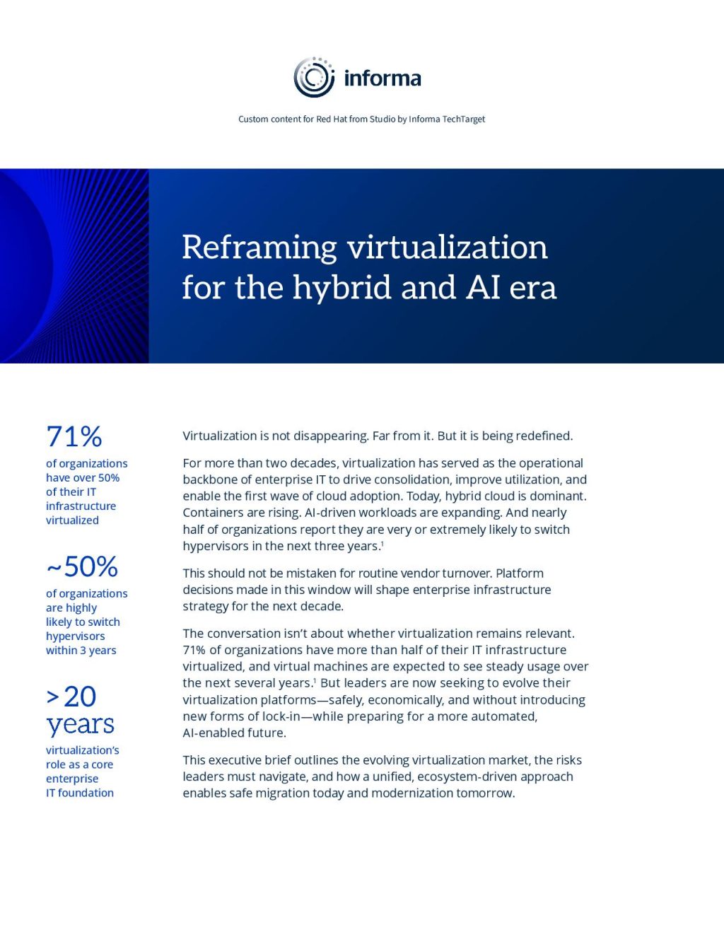 Exec guide reframing virtualization for the hybrid and ai era